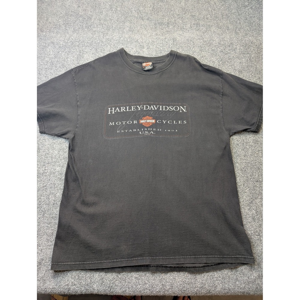Vintage Harley-Davidson Shirt Mens XL Warr's London England Motorcycle‎ 2001
